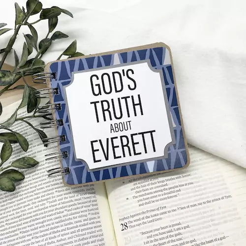 Bible Verse Book with Printed Title - The Blues - inAWE Handmade Gifts, Personalized Gifts, Spiritual Gifts