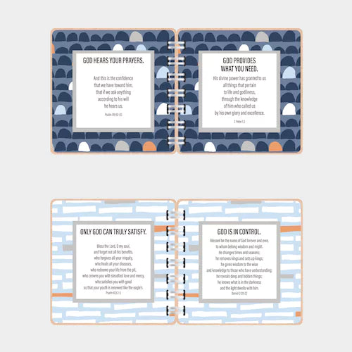 Bible Verse Book with Printed Title - The Blues - inAWE Handmade Gifts, Personalized Gifts, Spiritual Gifts