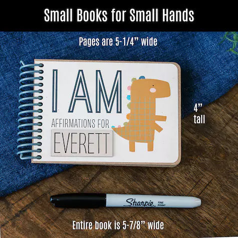 Personalized Book of Positive Affirmations for Kids | I AM Affirmation Book and Gift Set - inAWE Handmade Gifts, Personalized Gifts, Spiritual Gifts