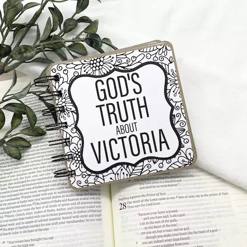 Bible Verse Book with Printed Title - Doodle - inAWE Handmade Gifts, Personalized Gifts, Spiritual Gifts