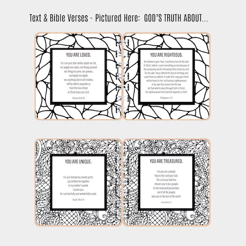 Bible Verse Book with Printed Title - Doodle - inAWE Handmade Gifts, Personalized Gifts, Spiritual Gifts
