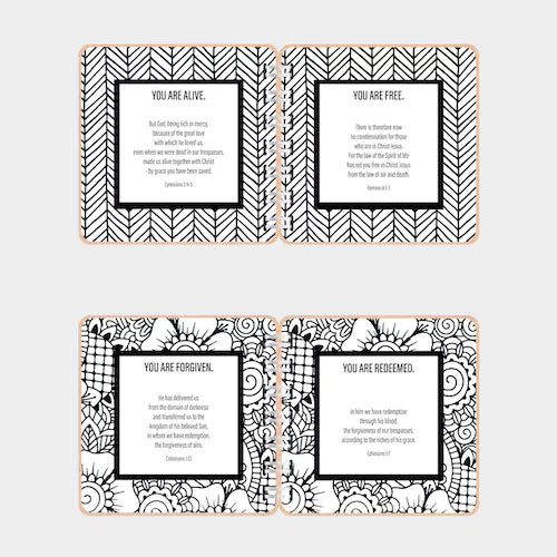 Bible Verse Book with Printed Title - Doodle - inAWE Handmade Gifts, Personalized Gifts, Spiritual Gifts