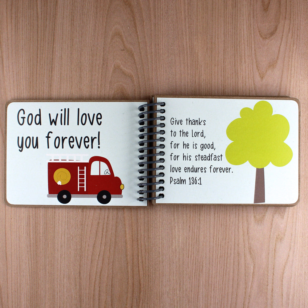 Personalized baptism gift - 7 promises of God with Bible verses for kids