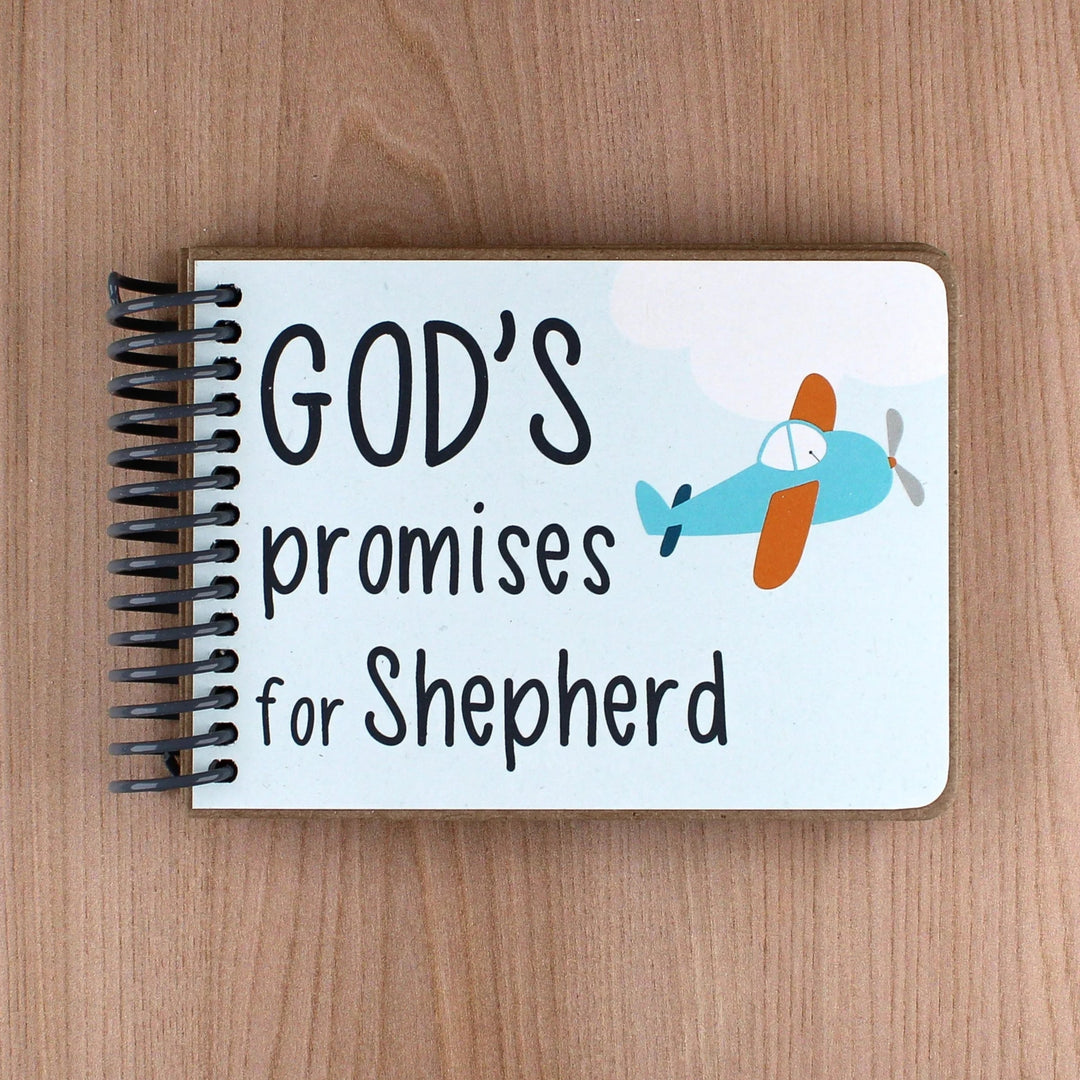 Personalized baptism gift - 7 promises of God with Bible verses for kids