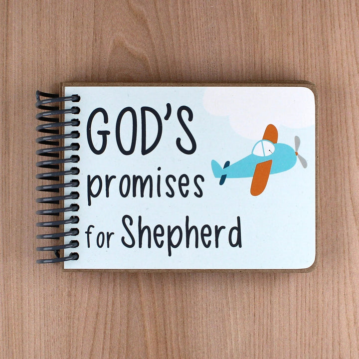 Personalized baptism gift - 7 promises of God with Bible verses for kids