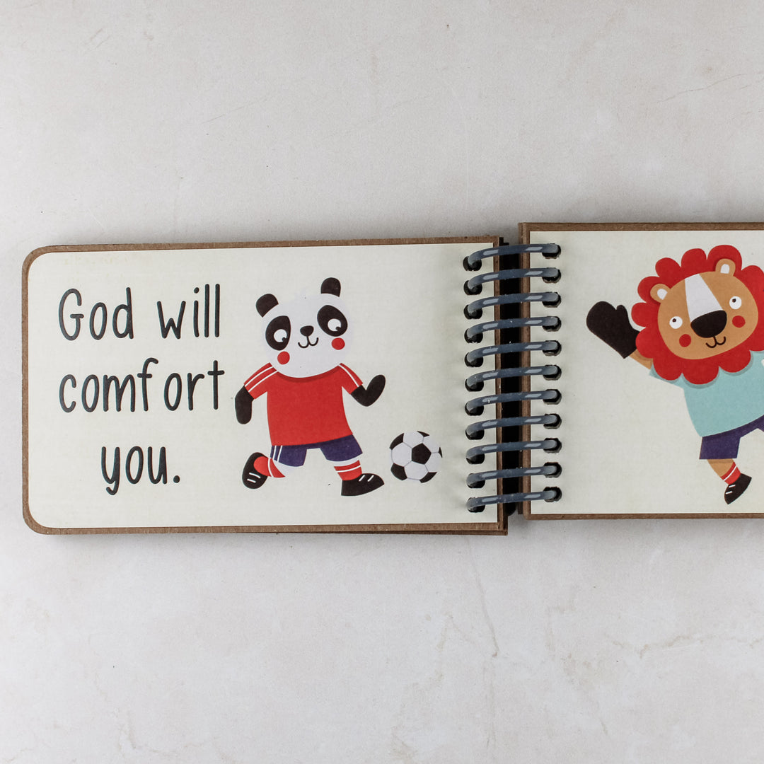 God's Promises personalized book with Bible verses for kids - sports gift