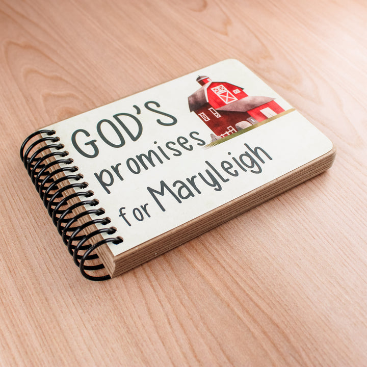 Book of God's Promises with Bible Verses | Gift for Godson Baptism or Goddaughter Baptism - inAWE Handmade Gifts, Personalized Gifts, Spiritual Gifts