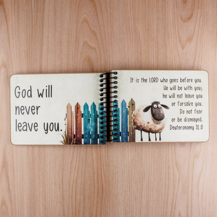 Book of God's Promises with Bible Verses | Gift for Godson Baptism or Goddaughter Baptism - inAWE Handmade Gifts, Personalized Gifts, Spiritual Gifts