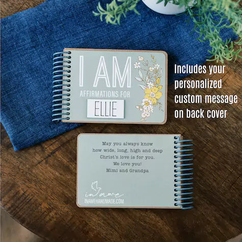 I AM Positive Affirmations | I AM Children's Board Book and Gift Set - inAWE Handmade Gifts, Personalized Gifts, Spiritual Gifts 