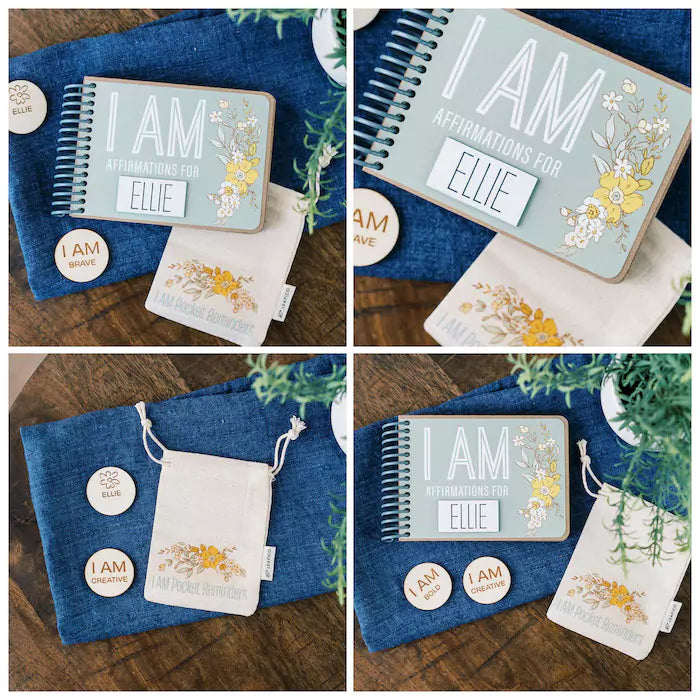 I AM Positive Affirmations | I AM Children's Board Book and Gift Set - inAWE Handmade Gifts, Personalized Gifts, Spiritual Gifts