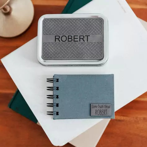 Truth Tin - Basketweave - inAWE Handmade Gifts, Personalized Gifts, Spiritual Gifts