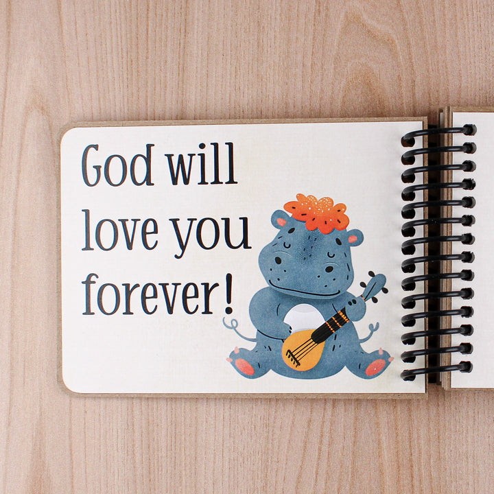 Musical Animal Christian Book for Kids – 7 Promises of God with Bible Verses – Best Christian Gift - inAWE Handmade Gifts, Personalized Gifts, Spiritual Gifts