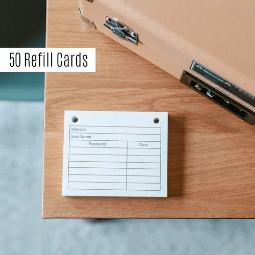 Refillable Password Book Accessories - inAWE Handmade Gifts, Personalized Gifts, Spiritual Gifts