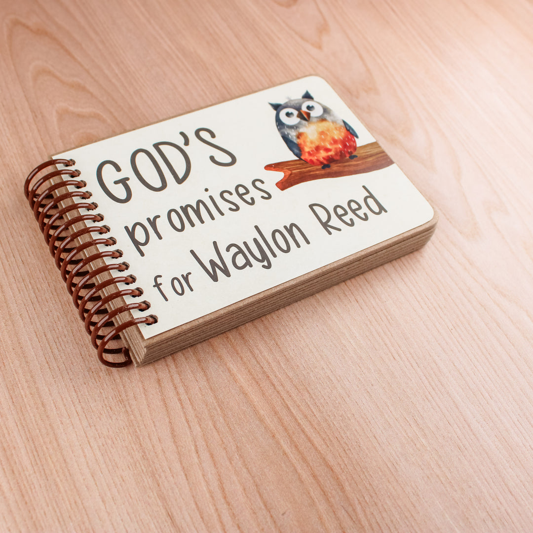 Personalized Baptism Gifts - God's Promises Board Books - inAWE Handmade Gifts, Personalized Gifts, Spiritual Gifts