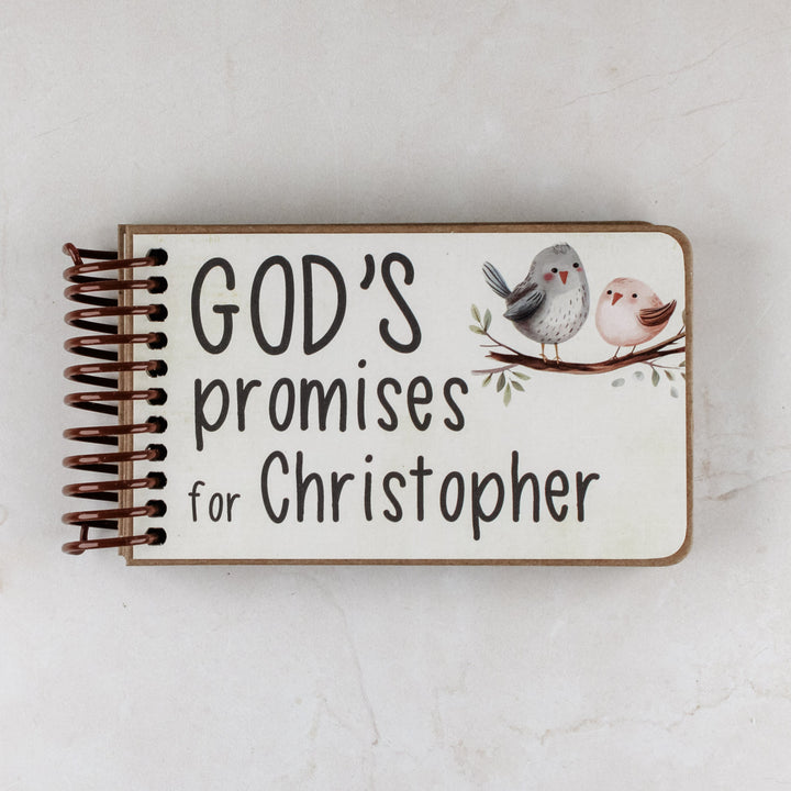 Personalized baby gift - 7 promises of God with Bible verses for kids.