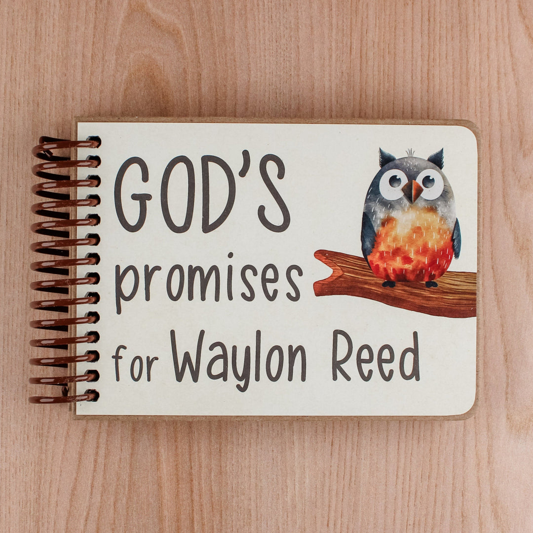 Personalized Baptism Gifts - God's Promises Board Books - inAWE Handmade Gifts, Personalized Gifts, Spiritual Gifts