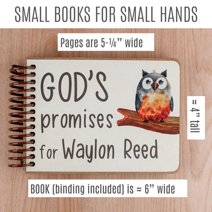 Personalized Baptism Gifts - God's Promises Board Books - inAWE Handmade Gifts, Personalized Gifts, Spiritual Gifts