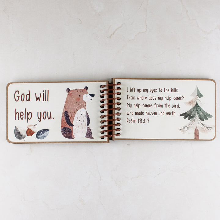 Personalized baby gift - 7 promises of God with Bible verses for kids.
