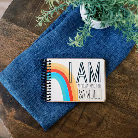 Personalized kids book with I AM affirmation words - inAWE Handmade Gifts, Personalized Gifts, Spiritual Gifts 