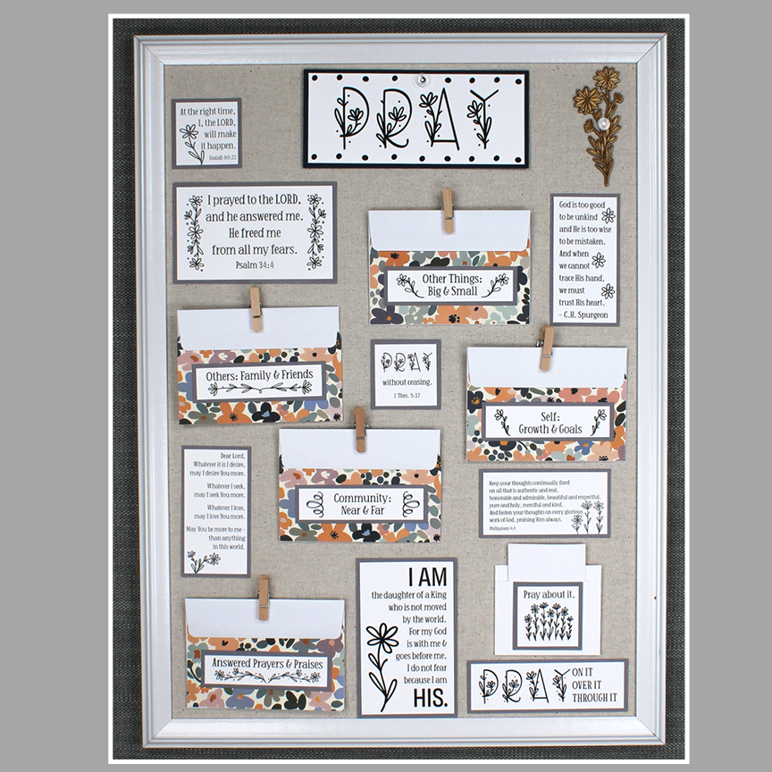 Daisy Prayer Craft Kit – DIY Prayer Board Ideas for Teens & Women.