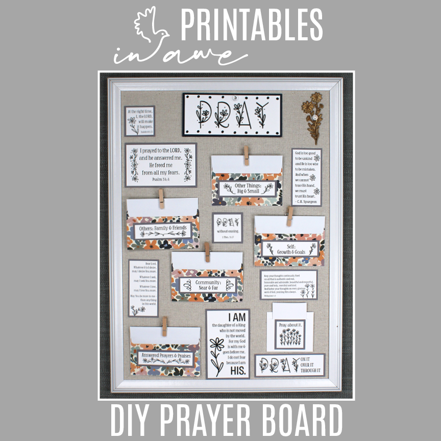 Daisy Prayer Craft Kit – DIY Prayer Board Ideas for Teens & Women.