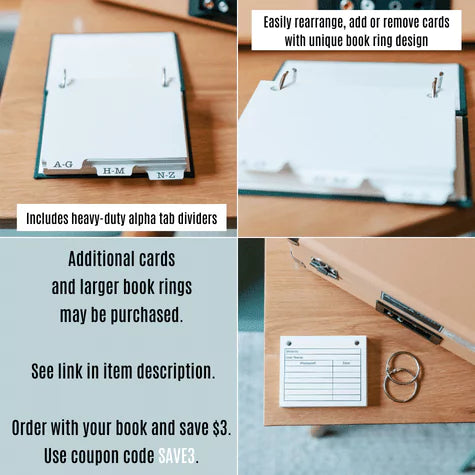 Save $3 when you purchase accessories with your password book. Use code SAVE3.