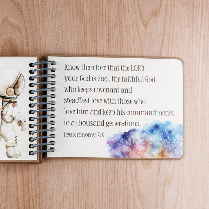 God keeps His promises Bible verse Deuteronomy 7:9. Scripture for children to memorize with 7 promises of God.