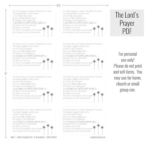 Creative Christian Activities: Printable Prayer Box Project for All Ages - inAWE Handmade Gifts, Personalized Gifts, Spiritual Gifts