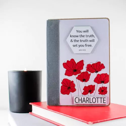 Handcrafted Personalized Bible Verse Book - Perfect Christian Mother's Day gift - inAWE Handmade Gifts, Personalized Gifts, Spiritual Gifts 