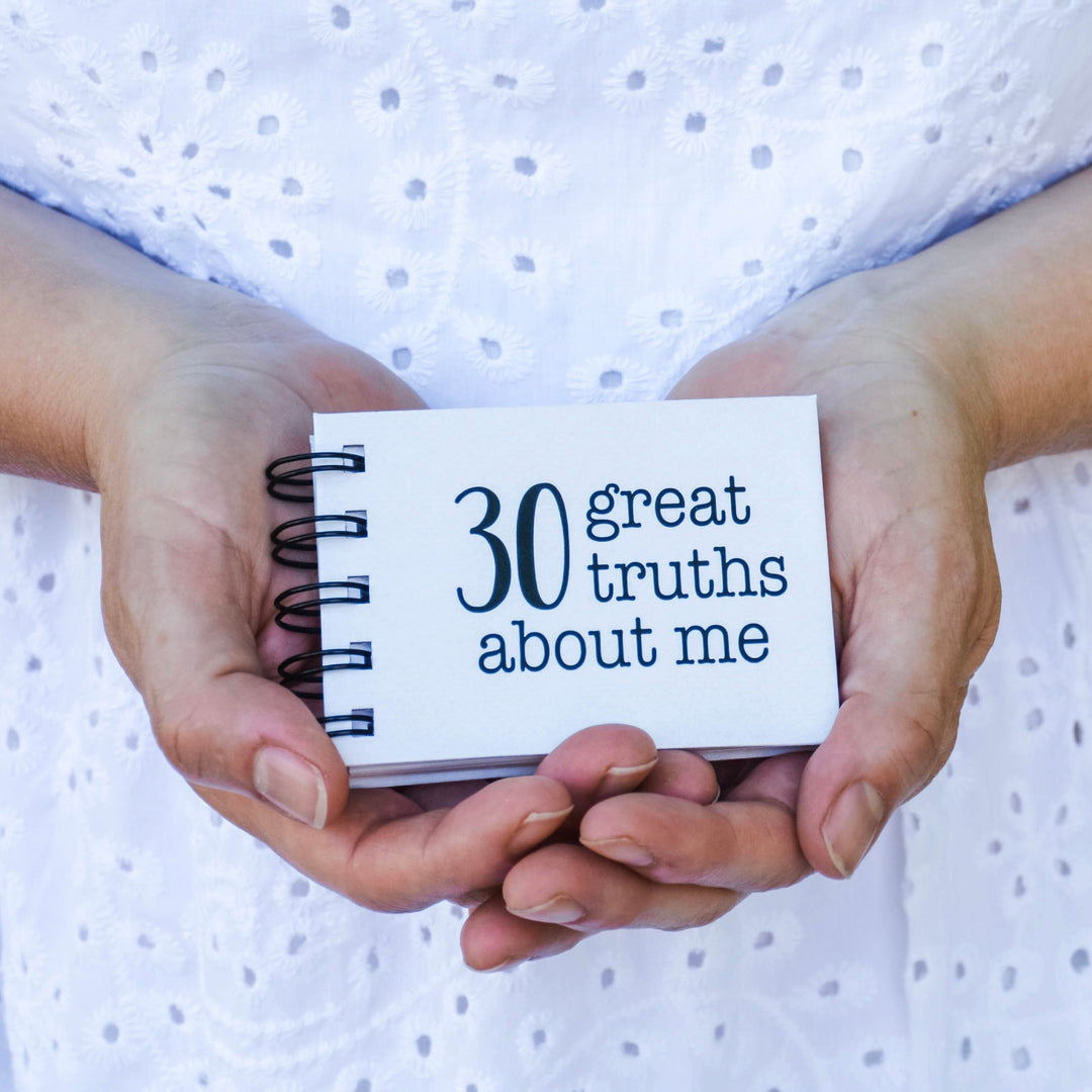 Christian affirmations book - 30 great truths about me, daily positive affirmations based on identity in Christ by in AWE Handmade