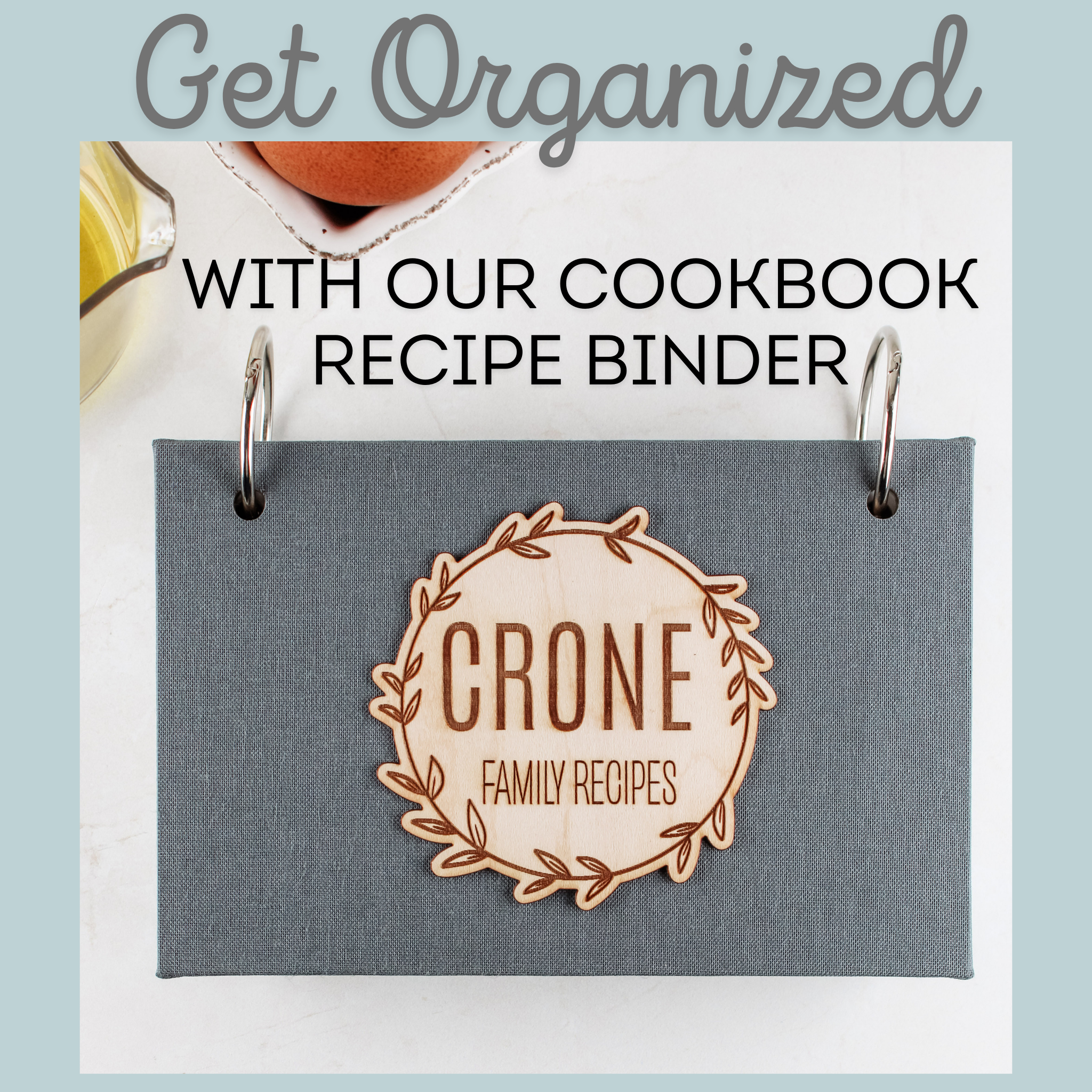 Get Organized Today with our Exclusive Custom Personalized Recipe Book ...