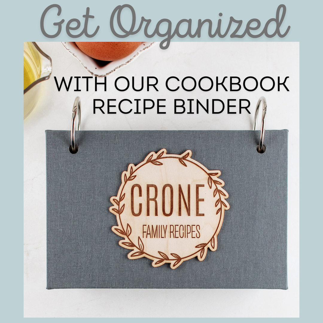 Get Organized Today with our Exclusive Custom Personalized Recipe Book