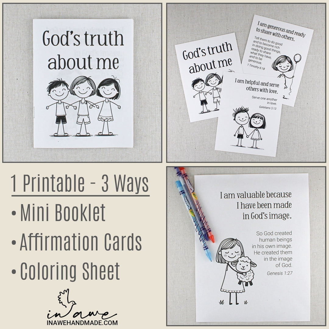 Free Bible Affirmation Cards for Kids: How to Print and Use God’s Truth About Me