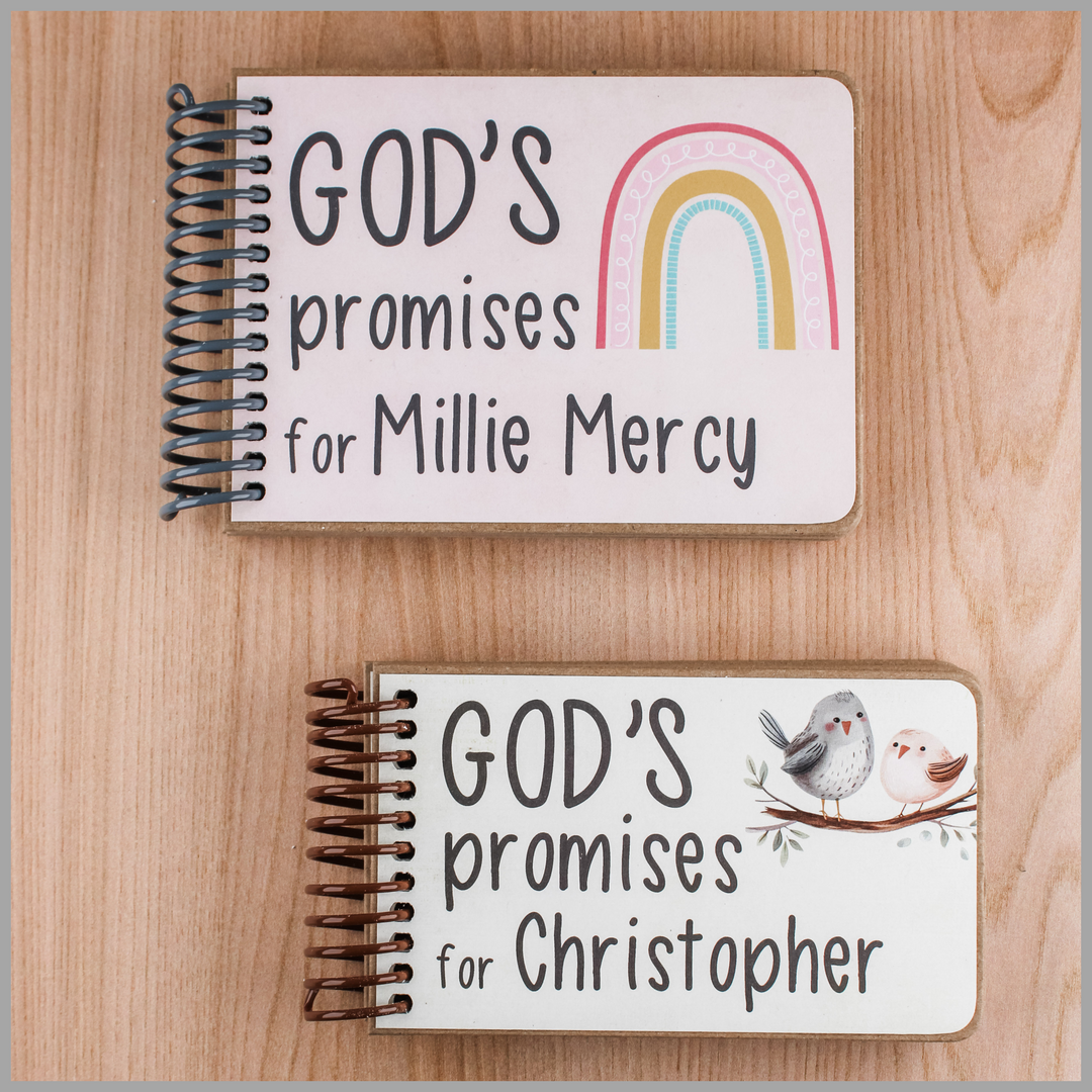 Personalized children's books for baby dedication gifts.