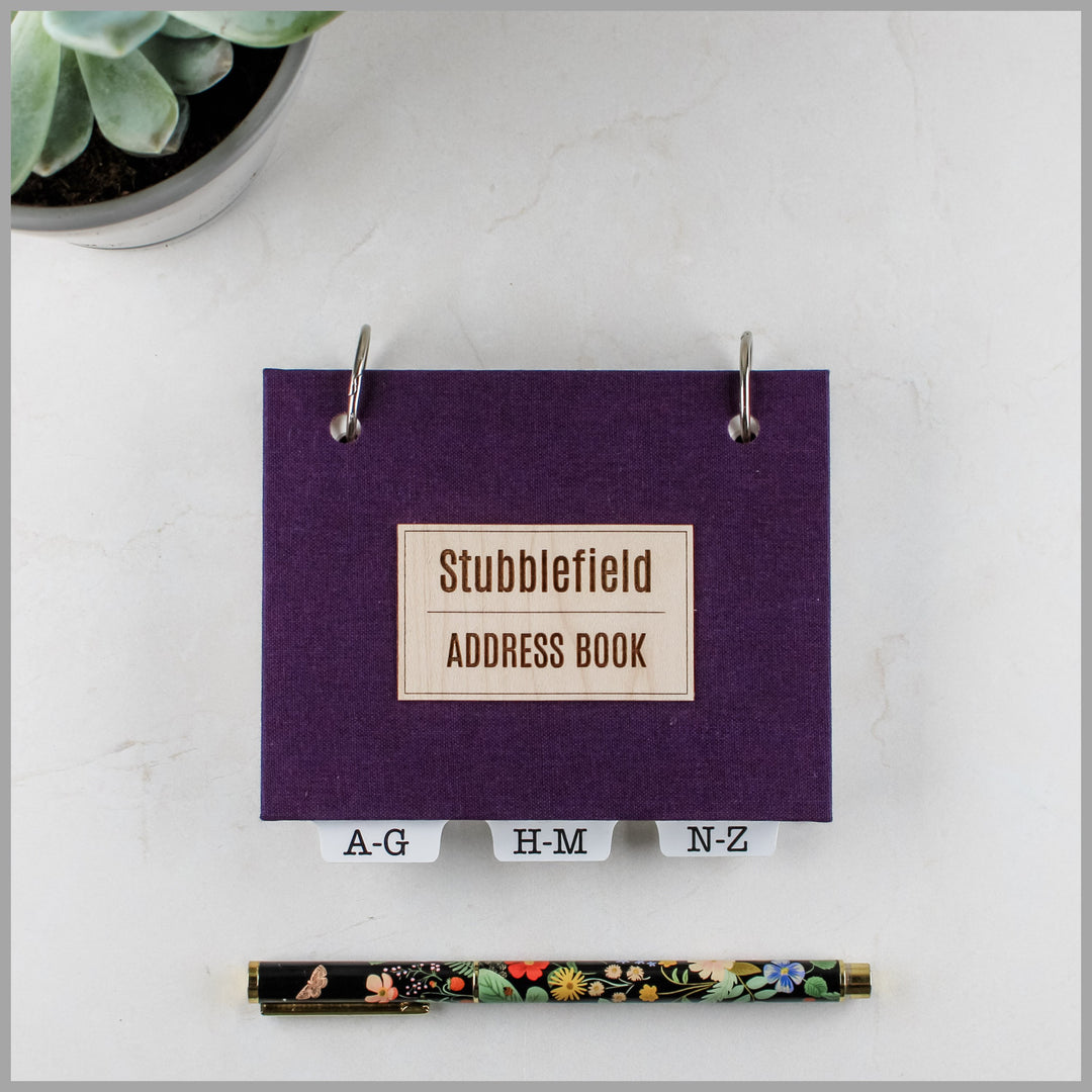 Address Books with Tabs