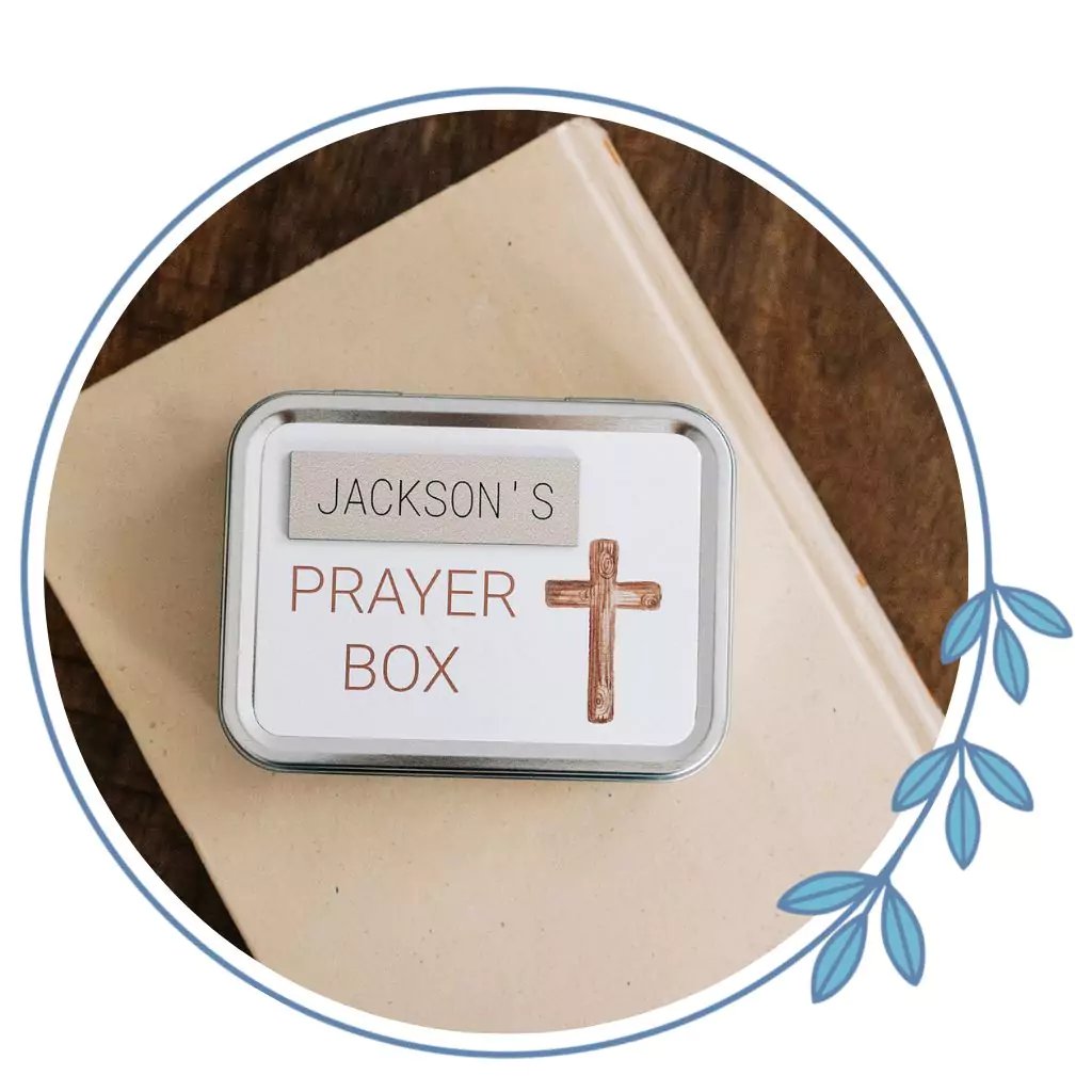 personalized prayer box product collection