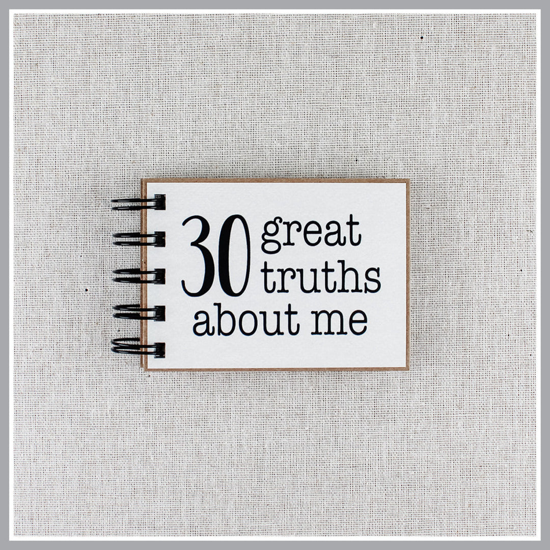 Christian Affirmations Book | 30 Great Truths - inAWE Handmade Gifts, Personalized Gifts, Spiritual Gifts 