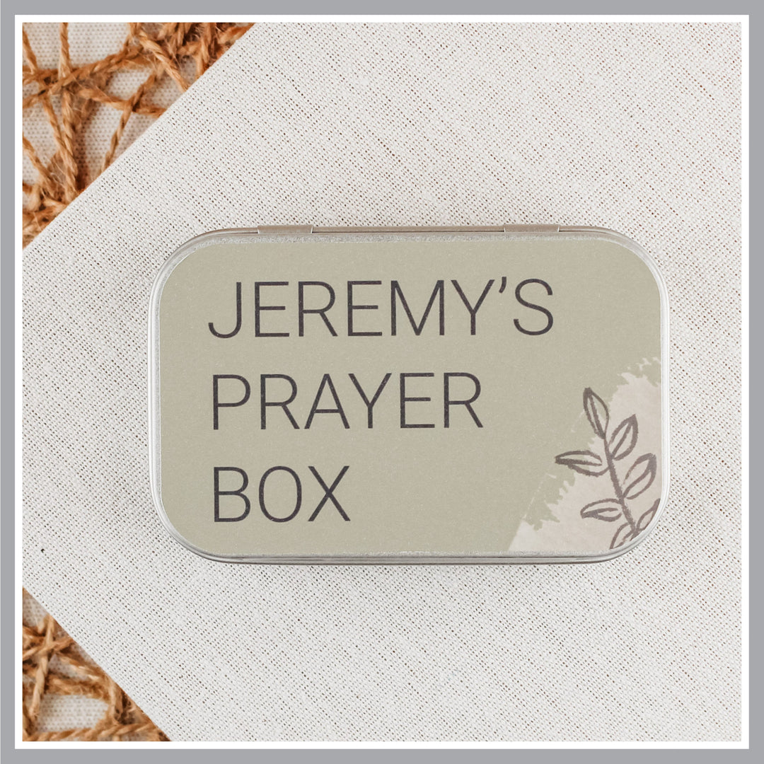 Personalized Prayer Box – Prayer Gift with Bible Verse - inAWE Handmade Gifts, Personalized Gifts, Spiritual Gifts 