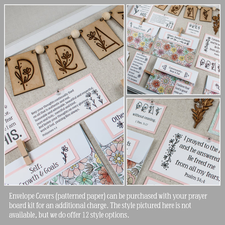 DIY Prayer Board Kit | Inspiring Prayer Wall Ideas for Your Space | Daisy Style - inAWE Handmade Gifts, Personalized Gifts, Spiritual Gifts 