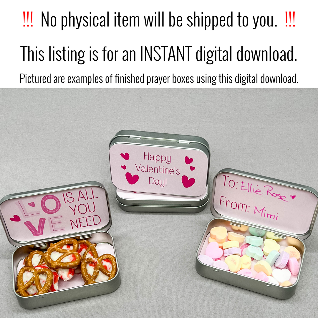 Cute DIY Valentines Crafts Digital Kit - Charming Favors for Valentine's Day