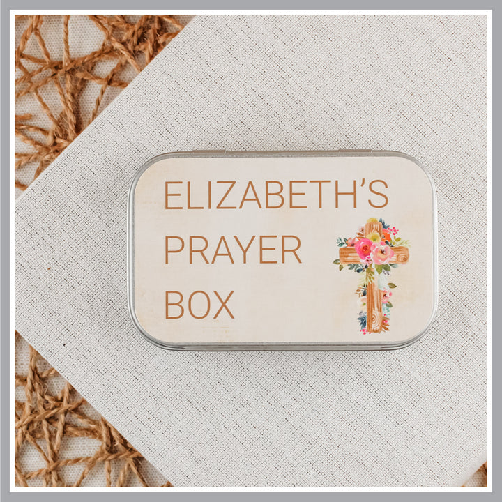 Personalized Prayer Box – 1st Holy Communion Gift for Girls