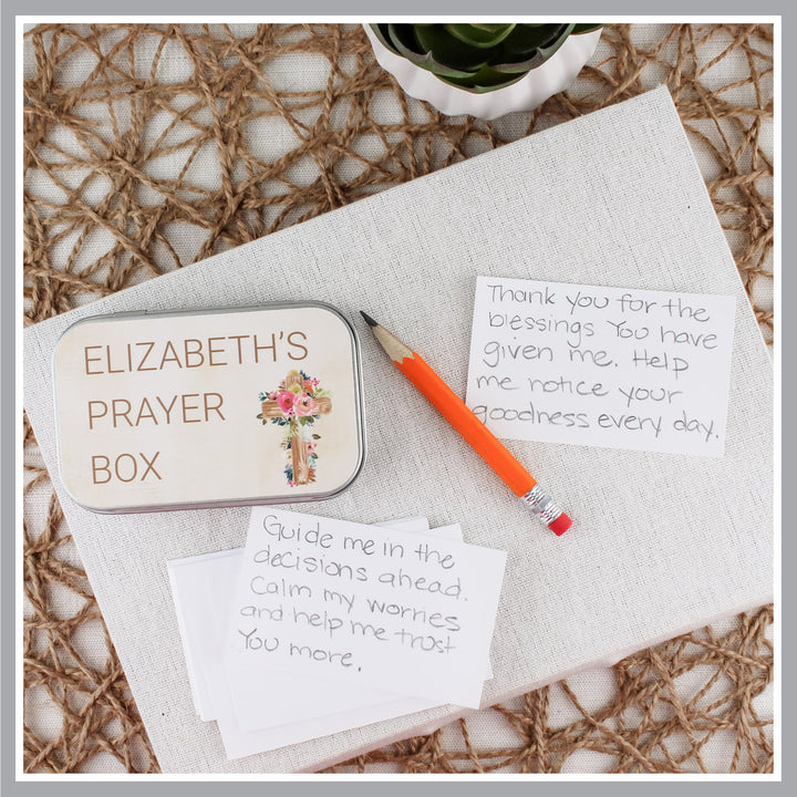 Personalized Prayer Box – 1st Holy Communion Gift for Girls