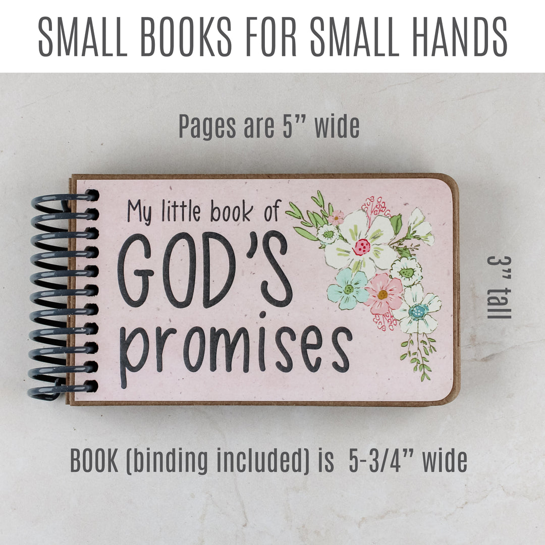 Pink Floral God’s Promises Book | Christian Book for Girls