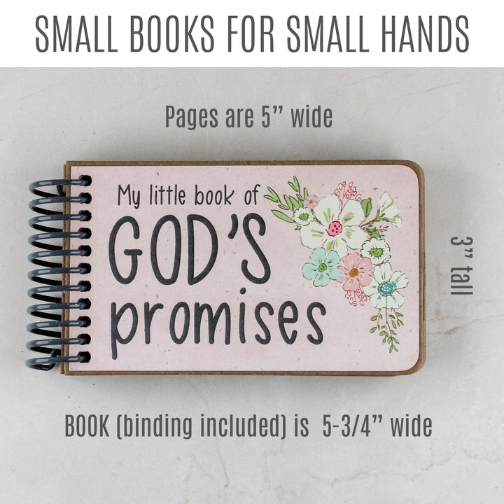 Pink Floral God’s Promises Book | Christian Book for Girls