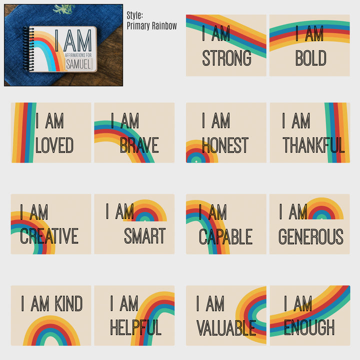 I AM Affirmations Book 📖 Toddler Stocking Stuffers with Personalized Touch