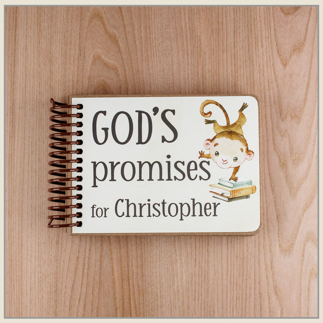 4x6 Book Club God’s Promises book for baby dedication gifts.