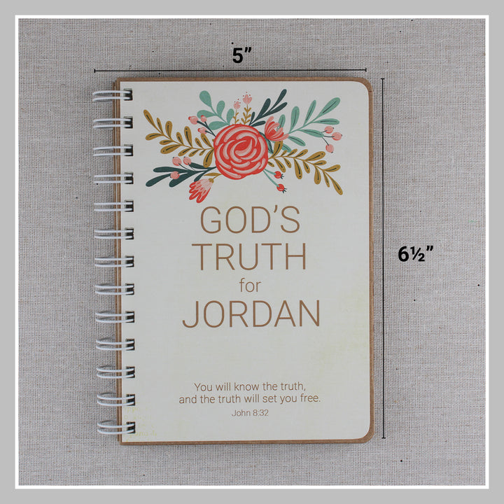 Christian Teen Girl Books - Personalized Cover with 40+ Bible Verses - inAWE Handmade Gifts, Personalized Gifts, Spiritual Gifts 
