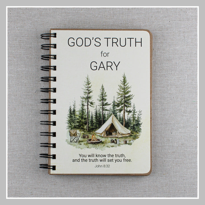 Christian Gifts for Fathers Day | Personalized Outdoors Book of Truth