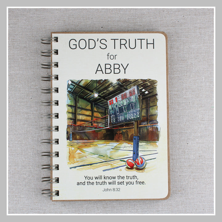 Volleyball Coach Gift Ideas | Personalized Volleyball Book of Truth