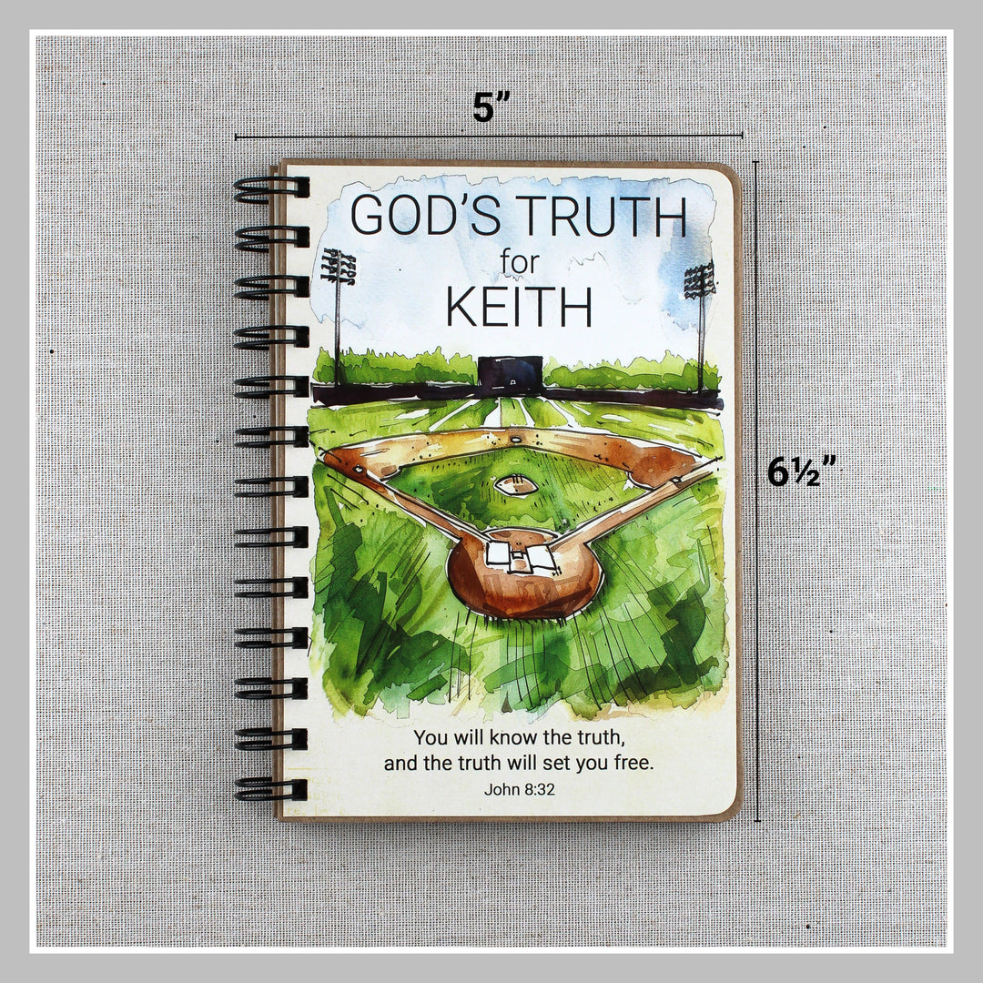 Christian Books for Teens - Baseball Gifts for Boys - Personalized Book - inAWE Handmade Gifts, Personalized Gifts, Spiritual Gifts 